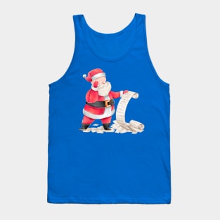 Santa Claus TO DO LIST Tank Top